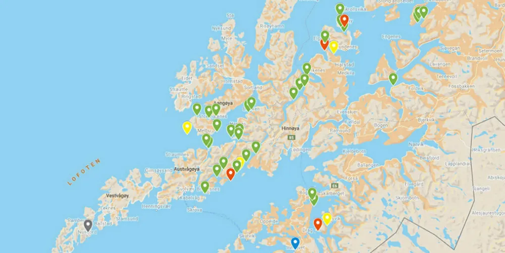 Nordlaks er snart helelektrisk. Alle lokalitetene utenom fire driftes med landstrøm.