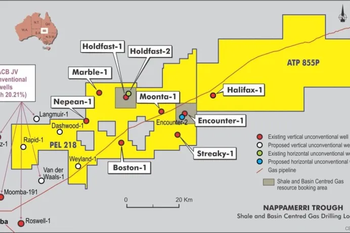 Cooper basin: Chevron has completed the first stage of a farm-in agreement for stakes in these two onshore gas blocks in the Nappamerri Trough