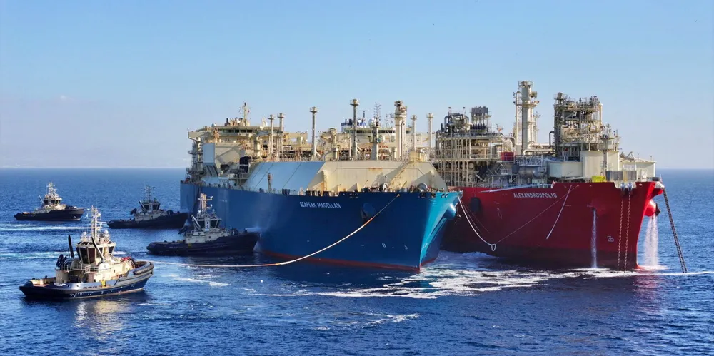 Greece’s only FSRU received its first commercial cargo in the past few days.