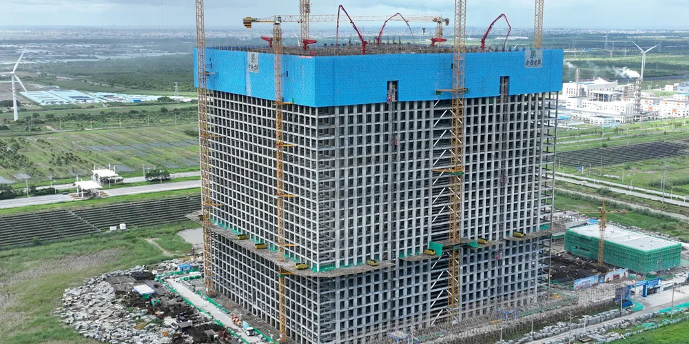 Energy Vault's pioneering project in China.