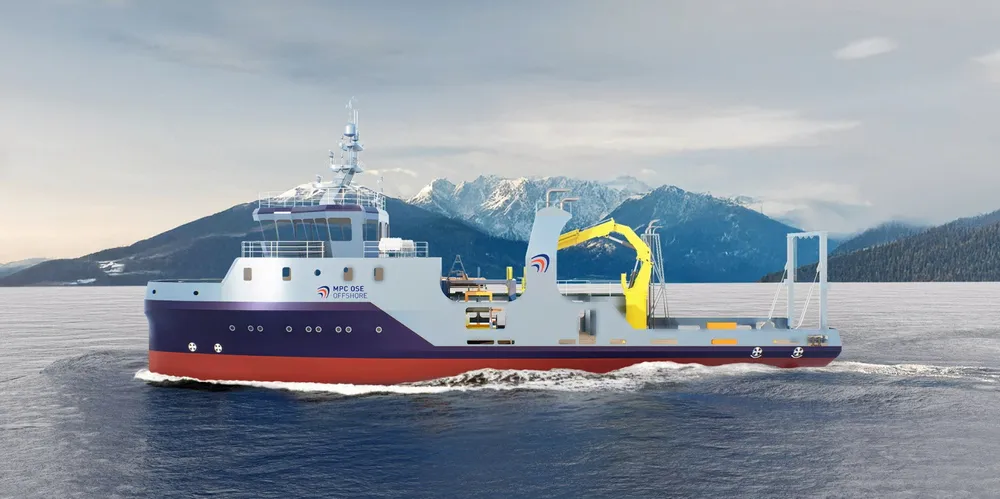 The new offshore service and survey vessels ordered by MPC Capital and OS Energy.