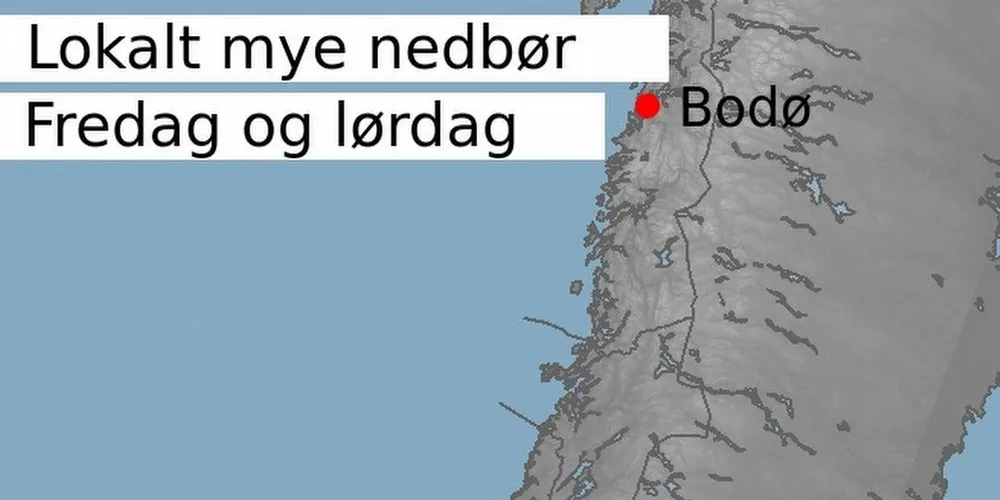Både til lands og til vanns fører helgens vær til utfordringer. Illustrasjon: Yr