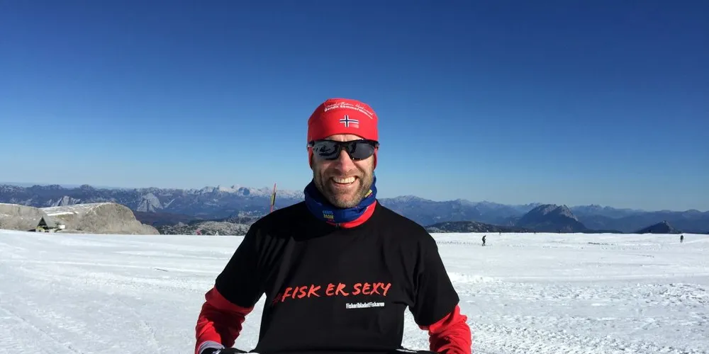 Skistjernen og tidligere VM-vinner, Oddbjørn Hjelmeset, synes fisk er sexy. Foto: Ann Eileen Ditlevsen Nygård