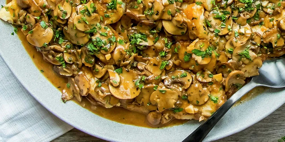 ASMI partnered with Serious Eats on a Pollock Marsala recipe.