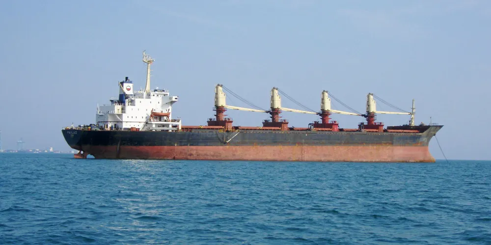 A hunger strike by crew members who claim they have been abandoned is currently taking place onboard Aswan Trading & Contracting's 37,227-dwt Ula (built 1982) — pictured as the Paula II.
