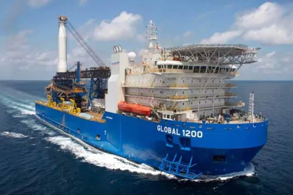 G1200: Technip plans to use the pipelay vessel above to install close to 30 kilometres of pipe in Gulf of Mexico waters