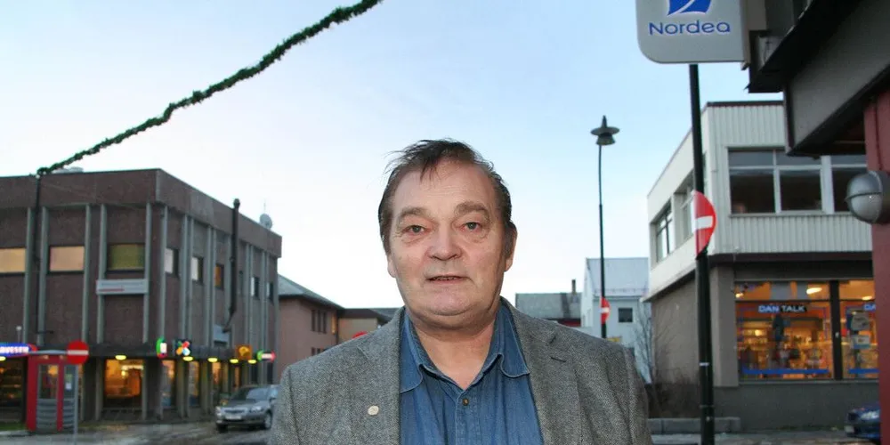 Roger Hansen fra den gang han var ordfører i Gamvik. Foto: Bjørn Tore Forberg