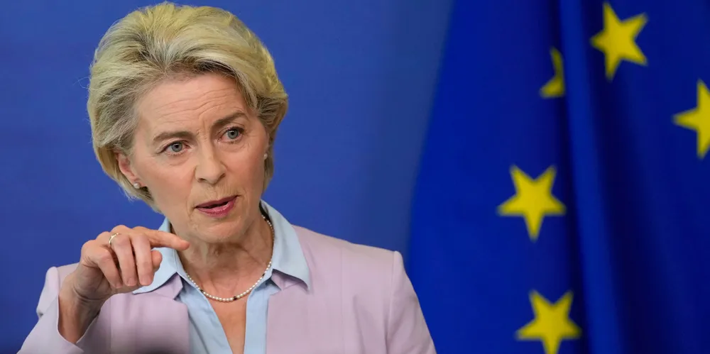 European Commission president Ursula von der Leyen claims the price cap will hit Russian finances.