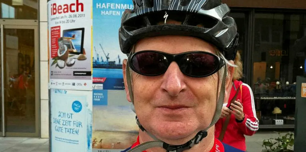 Clarksons broker Patrick Curry was an enthusiastic cyclist.
