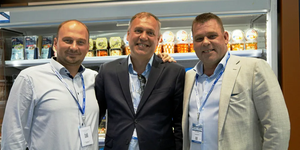 From left to right: Viciunai Regional Sales Director Dmitrij Bogatko, General Manager Egidijus Remeikis and Managing Director Rob Schreur.