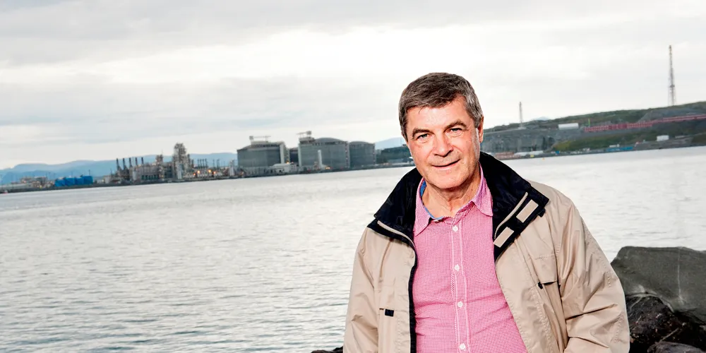 Ikke bare gass:Ordfører i Hammerfest, Alf E. Jakobsen..