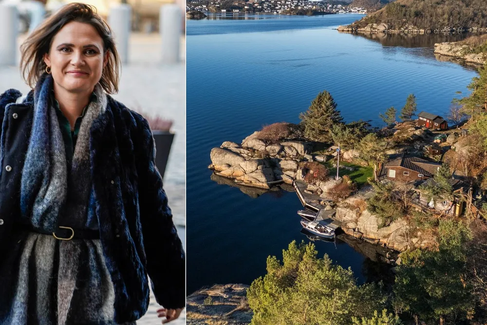 Selv om det er byggeforbud i skjærgården har Farsund kommune godkjent ny hytte og brygge, som vil komme i tillegg til den eksisterende hytta på tomten (den største bygningen på bildet).