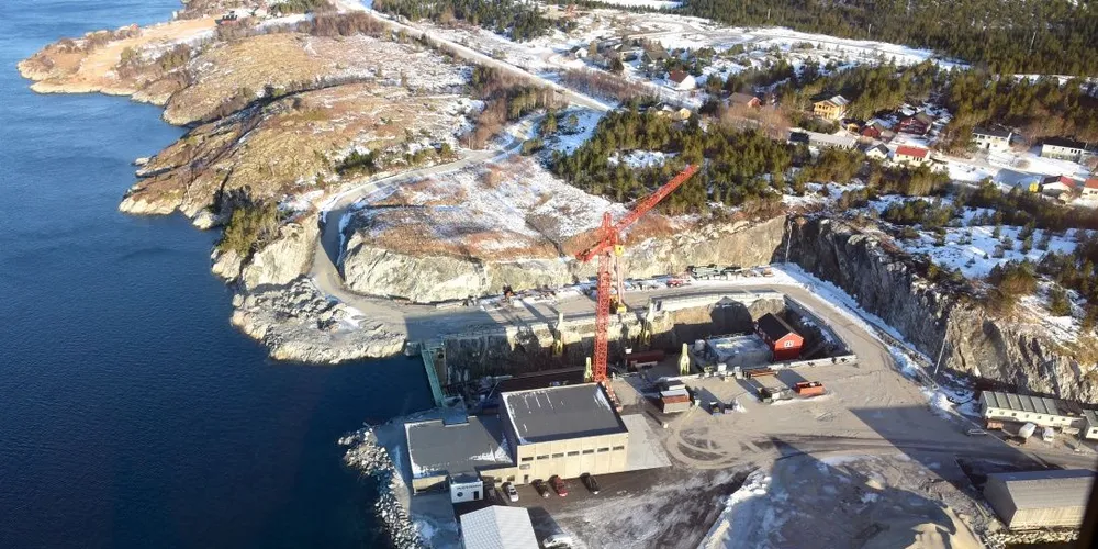 Moen Marin har store planer for tørrdokken på Ottarsøy i Rørvik. Foto: Tom Lysø/Foto Media