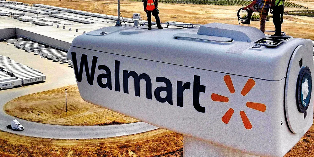 Corporate renewables have been driven by the likes of Walmart.
