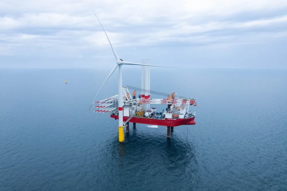 The Noirmoutier offshore wind farm in France is underway, but the sector as a whole is feeling the pinch from turbine costs says the IEA.