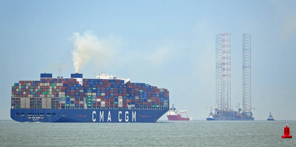 Vessel traffic is seen near the Port of Rotterdam. Photo: Kees Torn/CC BY-SA 2.0