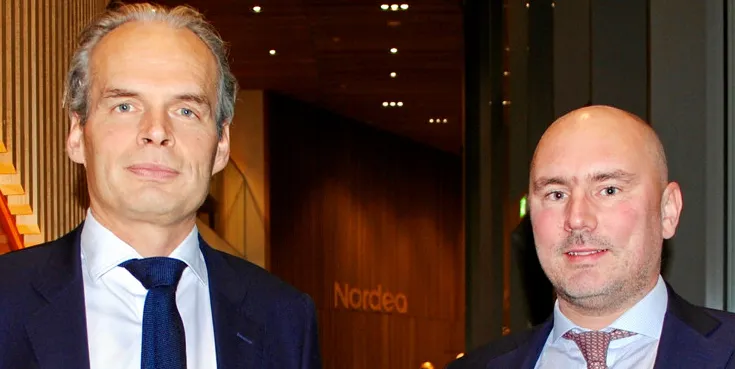 Nordea shipping chiefs Geir Atle Lerkerod (left) and Thor-Erik Bech believe companies should incorporate sustainability criteria into their strategy.