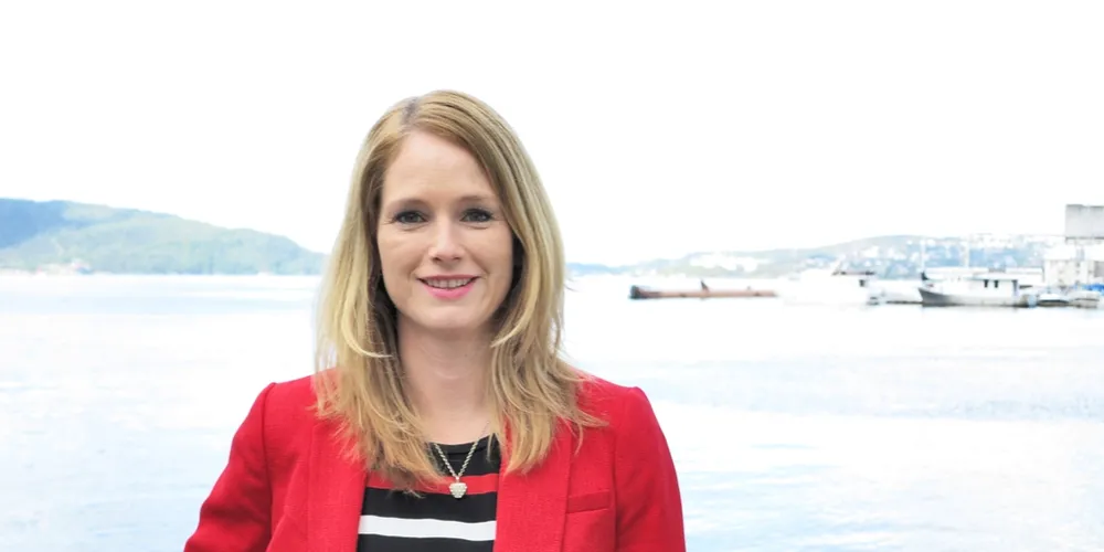 Kristine Gramstad, kommunikasjonsdirektør i Marine Harvest