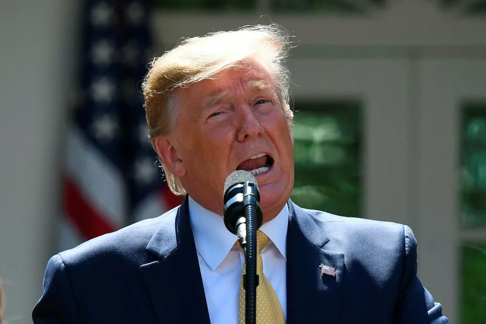 USAs president Donald Trump langer ut mot avisen New York Times