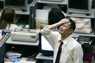 Free fall: crude down again