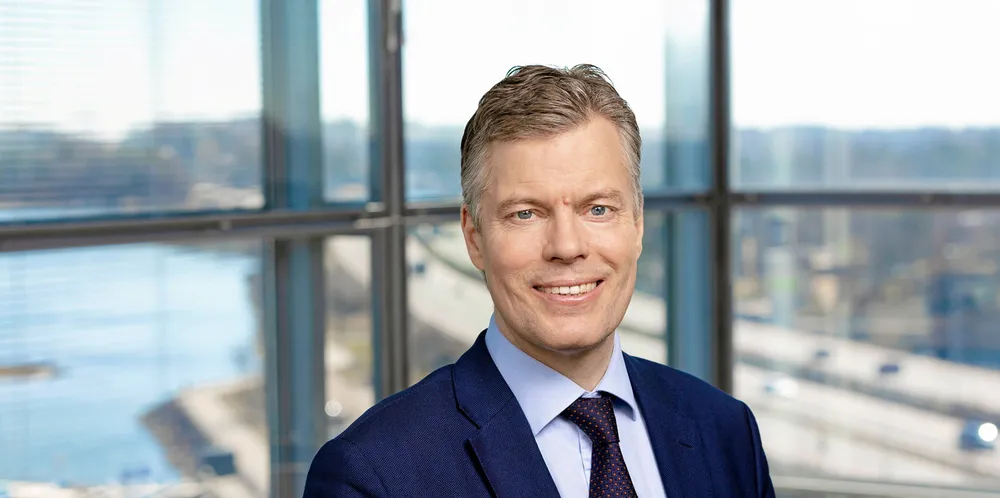 Fortum-sjef Makus Rauramo er tilfreds med stabiliseringspakken til Uniper, men understreker at mye gjenstår.