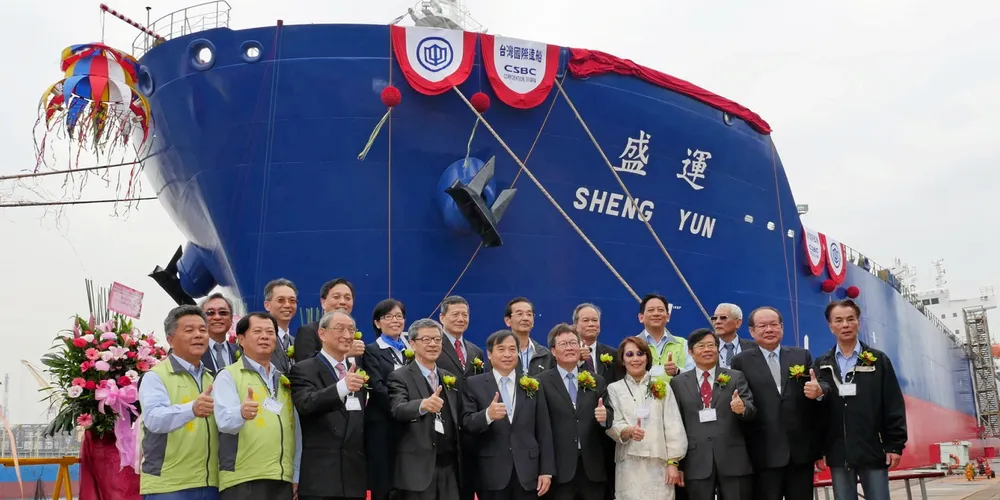CPC Corp’s product carrier - the 45,000-dwt Sheng Yun (built 2017) was constructed by CSBC Corp.