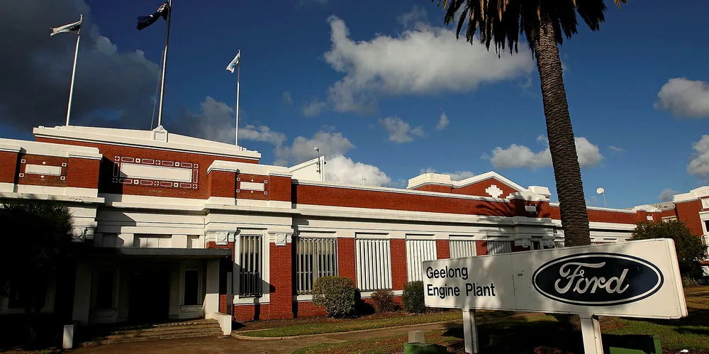 The Geelong Ford plant before its closure in 2016.