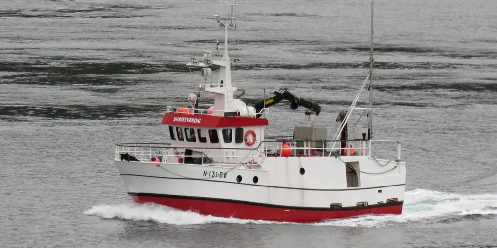 Makrellfisket på kysten ble for vanskelig. Nå tar «Snarsetværing» en pause hjemme i Vesterålen. Foto: Jon Eirik Olsen