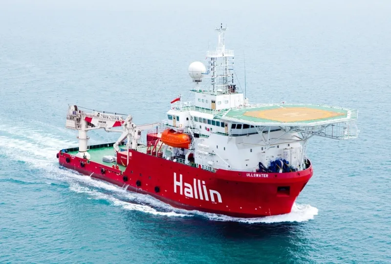 Ullswater: Hallin Marine's subsea operations vessel will again work at the Natuna gas field off Indonesia