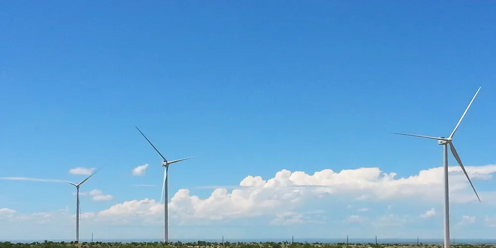 Spinning Spur 3 (pictured) in Texas was among EDF RE's 2015 wind projects