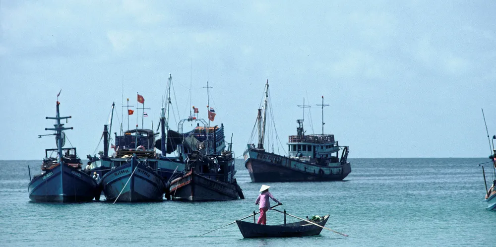 Vietnam fishing vessels.