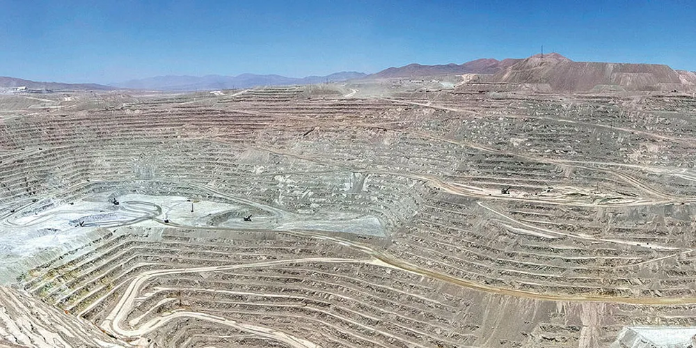 Escondida copper mine in Northern Chile.