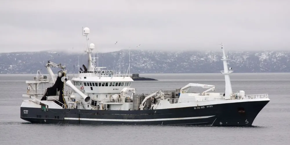 Dugnad: Ringnotbåten «Nybo» tilsluttet Fiskebåt sto sentralt i arbeidet i dugnaden på gytetoktet for å kartlegge nvg-silda. Arkivfoto: Jon Eirik Olsen