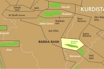 Return: For Afren at Barda Rash field in Kurdistan
