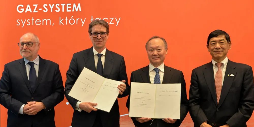 Gaz-System and Mitsui OSK Lines have concluded the charterparty on what will become Poland’s first FSRU.