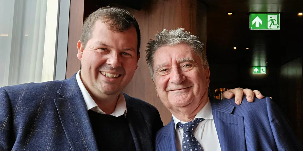 Daniel Hockey (left) will take on the role of CEO at Affinity on 1 January as Fulford-Smith (right) transitions towards his retirement at the end of March.