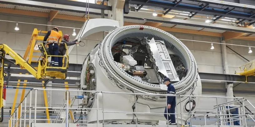 GE's offshore wind turbine plant in France