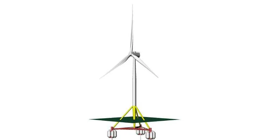 The industrialised floating foundation concept will halve the capital cost of floating wind designs, Stiesdal believes