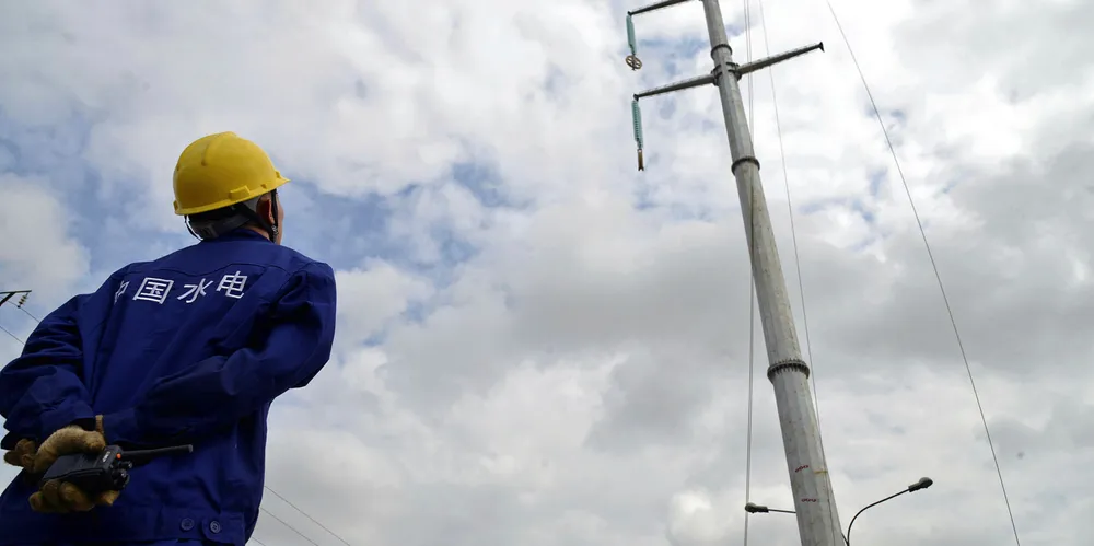 A Chinese engineer from PowerChina.