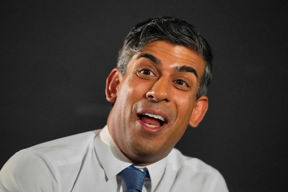 Fossil fuel future: UK Prime Minister Rishi Sunak.