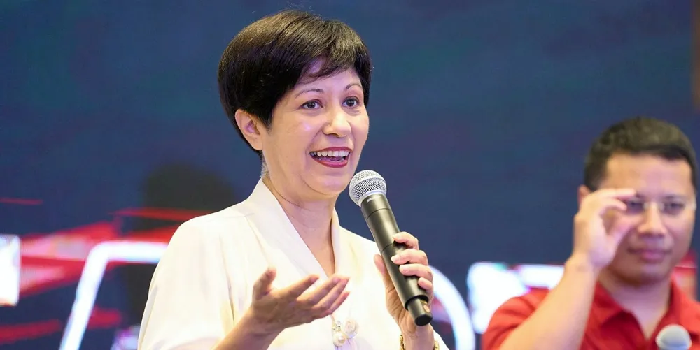 Singapore's minister in the prime minister’s office Indranee Rajah.