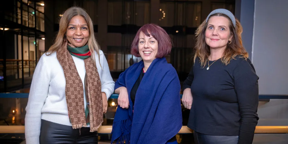 Kathleen Mathisen fra Grieg Seafood, Monica Langeland i Egersund Trål, Mariann Frantsen i Pelagisk forening er ildsjelene bak Kvinner i havet, som ble avholdt i fjor.