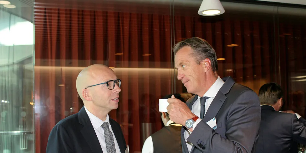 Rúni M. Hansen, chairman of the board at Bakkafrost, and Jon Hindar, CEO of Havline and internal advisor at Summa Equity.