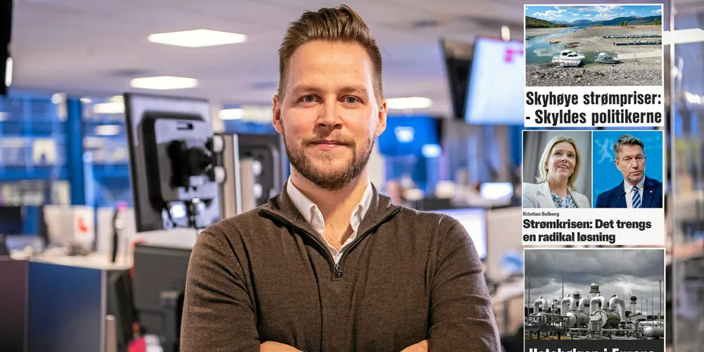 Norske mediers fokus på strømpriser stiger i takt med … ja … strømprisene. Nicolai Eriksen, avdelingsleder for Børsen, er fornøyd med Dagbladets dekning av strømprisene.