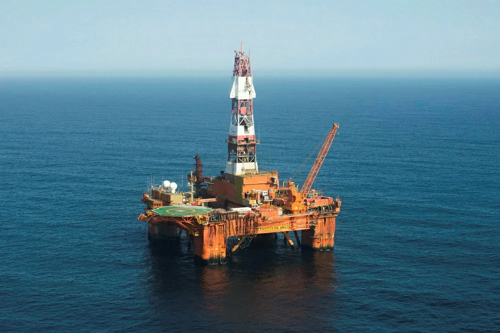 Chartered: semisub Transocean Arctic by Cairn