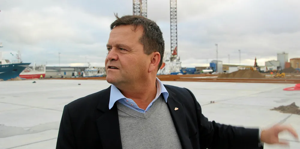 Bård Sekkingstad, administrerende direktør i Sekkingstad. (Arkivbilde fra havnen i Hirtshals)