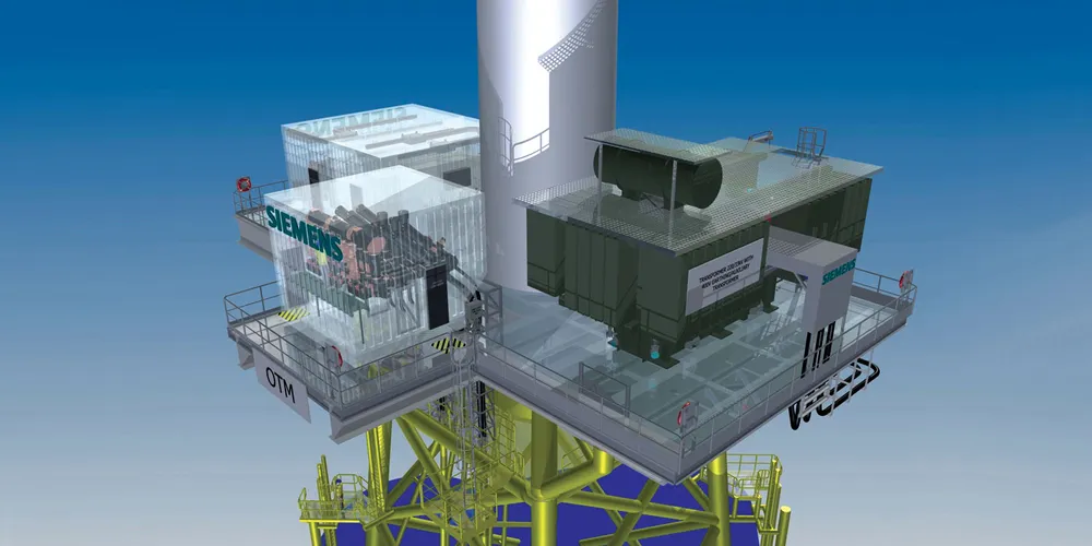 The Siemens offshore transformer module