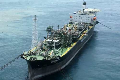 First oil from Okoro extension: the Armada Perkassa FPSO at the Okoro field, offshore Nigeria