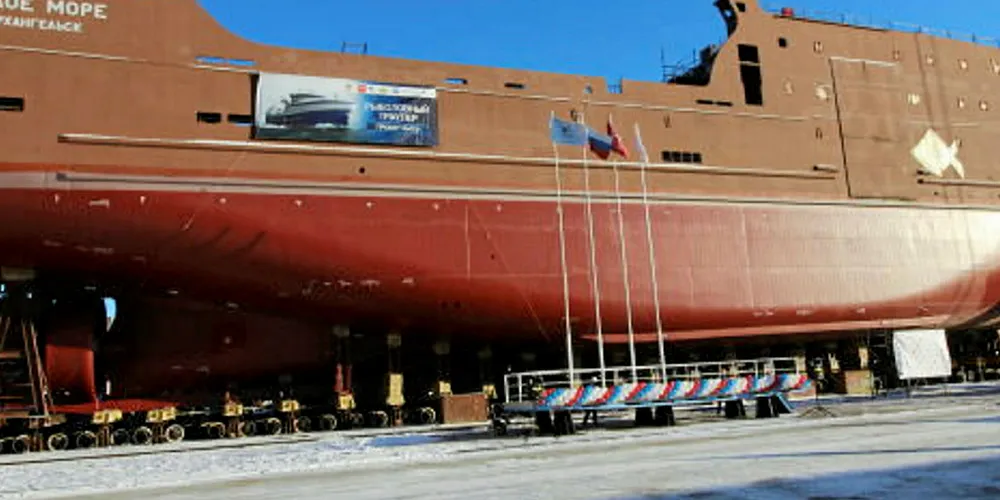 Under construction: Baltic Sea is planned for delivery in July.