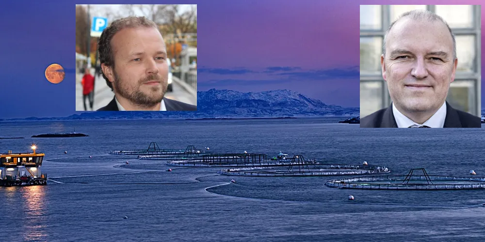 Midt-Norsk Havbruk-kjøpet ser rimelig ut, mener Tore Tønseth (t.v.) og Kolbjørn Giskeødegård